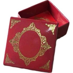 Resim Komple Karton Kutu Saray Desen Gold Yaldız 4X4X2 Cm (50 Adet) Bo 