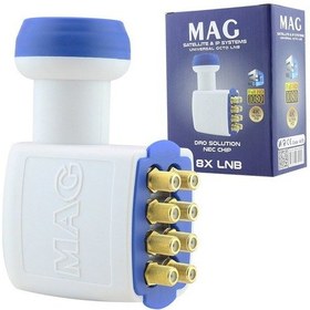 Resim Mag Altın Uçlu Nec Chip Sekizli Sekiz Çıkışlı Lnb 0.1 Db 