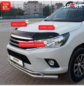 Resim Toyota Hilux 2015-2020 Yıl Aralığı Uyumlu Kaput Rüzgarlığı 4mm 