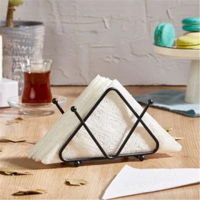 Resim Kosova SIYAH-482 Peçetelik Siyah 15 x 6,5 x 11 cm 