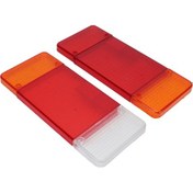 Resim Lasonstiges Kamyon Platformu Lens Koruyucu Işıklar Arka Lens Çifti Kırmızı Turuncu Beyaz Dayanıklı Abs Plastik Darbeye Dayanıklı Değiştirme İçin 