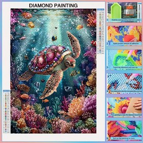 Resim 1 Adet, Yetişkinler İçin 5D Elmas Boyama Seti, Hayvan Temalı Tam Taşlı Sanat Kiti, Yuvarlak Elmas DIY Projesi, Başlangıç Seviyesi ve Hobi Severler İçin Mozaik Duvar Dekoru, Çerçevesiz Ev Dekorasyonu, Yatak Odası ve Salon İçin Uygun, Cadılar Bayramı Hediyesi, Noel Tatil Hediyesi, Festival Hediye, 29.97cm*40.13cm 