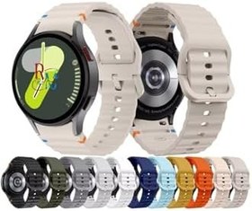 Resim Samsung Galaxy Watch 6 44 mm İle Uyumlu Kavisli Spor Silikon Kordon Siyah 