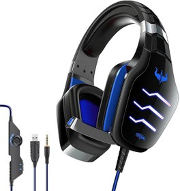 Resim FYZCEP Ovleng Gt86 3d Kulak Üstü Mikrofonlu Pc / Mobil / Ps4 / Ps5 Uyumlu Oyuncu Kulaklığı 