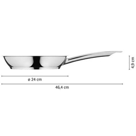 Resim Wmf Permadur Advance Tava 24 Cm Gümüş 