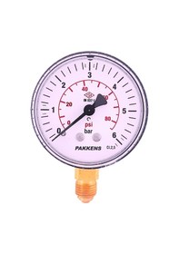 Resim Pakkens Manometre Ø63 6 Bar 