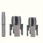 Resim 3 Adet İç ve Dış Su Borusu Delgeç, Su Boru Diş Onarım Aleti, 1/2"-DN15, 3/4"-DN20 Boyutları için Lehim Ekipmanı 
