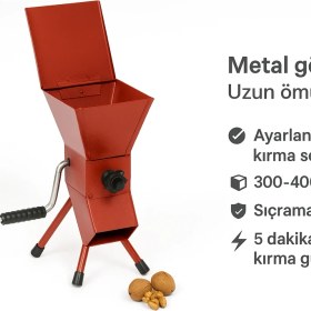 Resim Gökçen Fındık Ceviz Kırma Makinesi Kapaklı 