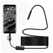 Resim Light up Endoskop Yılan Video Kamera Led’li 10 Metre 7 Mm Sert Kablo 