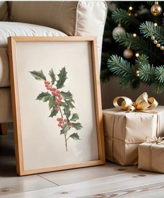 Resim Çerçevesiz Poster Çobanpüskülü 