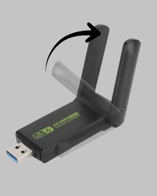 Resim 1200 Mbps Dual Band Wifi Adaptör - 5.8g & 2.4g Çift Antenli 