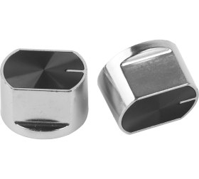 Resim Hangfox Zink Çelik Ocak Anahtar Düğmesi, Ev Ofis Tüm Tip Ocaklar İçin Uyumlu, 2 Adet Paket, Kolay Kurulum, Dayanıklı Ve Temizlenebilir 