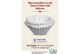 Resim Bunn 2'li Avantaj Seti - Endüstriyel Kahve Filtresi 1000 Adet - Yüksek Kaliteli Kalın Kağıt - 25X11 cm 