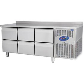 Resim CSA CS-TEK 3D-600 Tezgah Tipi Derin Dondurucu, 6 Çekmeceli, 400 L 