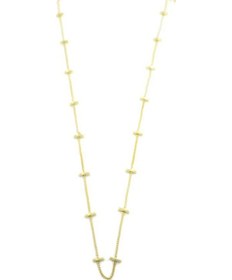 Resim Çubuk Kolye - 45cm - Altın 
