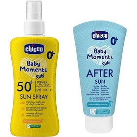 Resim Chicco Güneş Kremi Spf 50+ 150 Ml & Güneş Sonrası Kremi 150 Ml 