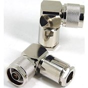 Resim Rf Konnektör - Rg-58 - N - Erkek - Vidalı - 90 Derece 