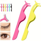 Resim Başlangıç Seviyesinde Kirpik Grafting Pense - Ergonomik Saplı, Titretemeyen Kavis Ucu ile Hassas Kontrol Sağlayan, Hiperalerjenik, Pilsiz Gerektirmeyen, Kirpik Geliştirme Aracı, Şık Metalik Kaplama, Pürüzsüz Uygulama ile Çok Fonksiyonlu Kirpik Kıvırıcı ve Şekillendirici 