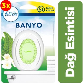 Resim Febreze Banyo Dağ Esintisi Hava Ferahlatıcı Oda Kokusu X3 