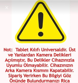 Resim corcishop Acer Iconia Tab P10 10.4" Uyumlu Kılıf Kapaklı Universal Standlı 