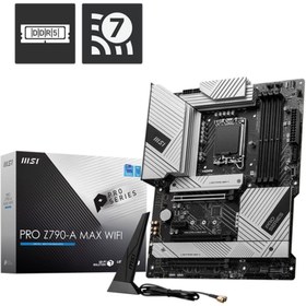 Resim MSI Pro Z790-a Max Wıfı Ddr5 Intel Z790 Soket 1700 Ddr5 7800(OC)mhz Atx Gaming (OYUNCU) Anakart 