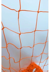 Resim Futbol Kale Filesi 2,5 Mm Kord İpi Turuncu 4,5 2,20 0,8 M Çok Renkli 