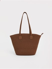 Resim LC Waikiki LCW ACCESSORIES Kadın Hasır Plaj Çantası 