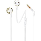 Resim JBL T205 KULAKİÇİ BEYAZ MİKROFONLU KULAKLIK 