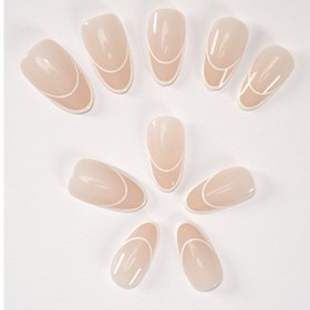 Resim Takma Tırnak Seti & Zararsız Yapıştırıcı Popbeauty10086 