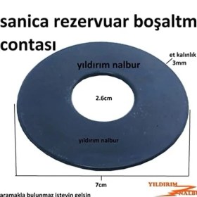 Resim Hd Group Gömme Rezervuar 7cm Göbek Contası Boşaltma Büyük Lastik Conta Conta 