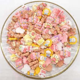 Resim 50 adet Sevimli Karikatür Hayvanlı Reçine Boncuk - Pastel Renklerde Çeşitli Ayı, Tavşan ve Daha Fazlası - DIY Telefon Kılıfları, Saç Aksesuarları, Çerçeveler ve Takılar için Mükemmel - El Sanatları Yapan Kadınlar için İdeal Hediye, DIY El Sanatları Aksesuarları | Oyuncak Hayvan Tasarımları | Dayanıklı Reçine Malzeme, Sevimli Hayvan Aksesuarları 