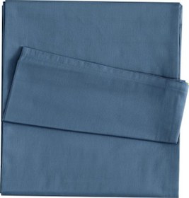 Resim Linens Mix&Match Saten Tek Kişilik Çarşaf İndigo 