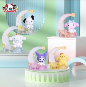 Resim Bakmakistersen Sanrio Kuromi Cinnamoroll My Melody Masa Lambası Süpriz Özel Kutulu Karakter Gece Lambası 