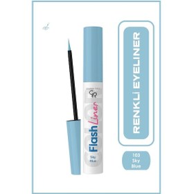 Resim Golden Rose Flash Liner Colered Eyeliner 103 Sky Blue 