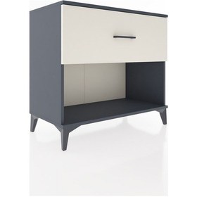 Resim Hyperion Şifonyer Tek Çekmeceli 88x44x80 Antrasit-aytaşı Antrasit 