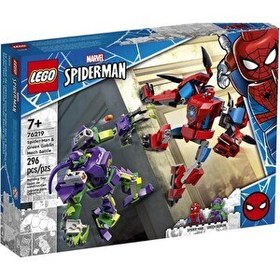 Resim LEGO Marvel Örümcek Adam ve Yeşil Goblin Robot Savaşı 76219 