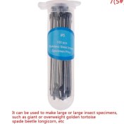 Resim Mingjin Shop 1 No.7 Tarzı Böcek Ecimen Iğne Paslanmaz Çelik Okul Laboratuvarı Için Plastik Kutu ile Entomoloji Vücut Diseksiyon Böcek Iğnesi (Yurt Dışından) 