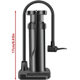 Resim MUBX Mini Yüksek Basınçlı Ayak Pompası El Pompası Bisiklet Pompası Top Pompası 