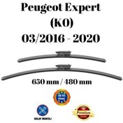 Resim Peugeot Expert K0 2016 2017 2018 2019 2020 Uyumlu Ön Cam Silecek Süpürgesi Takımı 650/480mm Silbak Sb2619d 