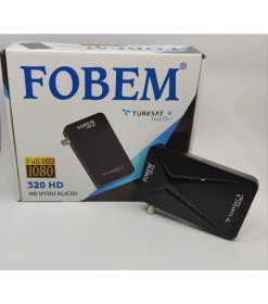 Resim Fobem Full HD 1080 320 HD Uydu Alıcısı Siyah Renk HDMI ve USB Bağlantı Özellikleriyle 