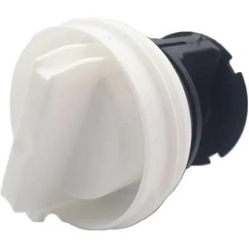 Resim Bosch Uyumlu Wat24660tr Filitre Kapak Çamaşır Makinesi Pompa Kapağı Siyah Beyaz 