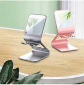 Resim Makyaj Aynası 2'si 1 Arada Telefon Tutucu Standı Masaüstü Standı Dizüstü Bilgisayar İpad Braketi İçin Kaymaz Destek Gül Altın - Gül Altın 