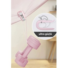 Resim Gampus 4 Adet Set Mandallı Yorgan Nevresim Sabitleme Klipsi -Yorganların Kayma Önleyici 