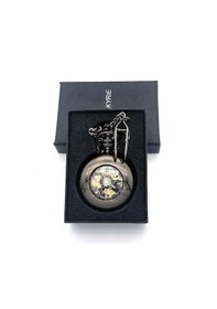 Resim Valkyrie Mekanik Zincirli Cep Saati Şeffaf Tasarım Retro Tarz Kurmalı Koleksiyonluk Köstekli Saat 