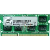 Resim GSKILL 8GB DDR3L 1600MHZ CL11 NOTEBOOK RAM VALUE F3-1600C11S-8GSL 1.35 VOLT GSKILL 8GB DDR3L 1600MHZ CL11 NOTEBOOK RAM VALUE F3-1600C11S-8GSL 1.35 VOLT