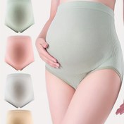Resim 4 adet Yüksek Bel Anne Sütü İç Çamaşırı - Dar Kesim, Esnek, Nefes Alabilen, Hamilelik ve Doğum Sonrası Dikişsiz Tasarım, Yaz Konforu, Karın Desteği, Tüm Mevsimler İçin Giyim, Doğum Sonrası Desteği|Dar Kesim İç Çamaşırı|Esnek Kumaş 