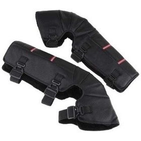 Resim Novahub Yeşil Tutun Sıcak Pedleri Motosiklet Motocross Koruyucu Kış Isıtıcı Evrensel Diz Ac Yeşil 