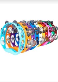 Resim BİRCAN KINA Kına gecesi nedime tefi plastik zilli karışık renk 10 adet tef 