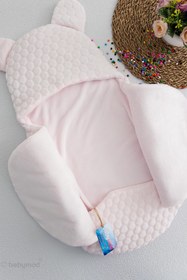 Resim Babymod Kabartmalı Velboa Kız Bebek Kundak 