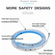 Resim Wondernest Uzunluk: Streamer Sones Sinyalleri Ses Ritmik Phantom Led Koşu Kontrollü Işıkları Işığı, İle, G15 Dönüş Atmosfer Araba App 1.5m Qw Diğer 